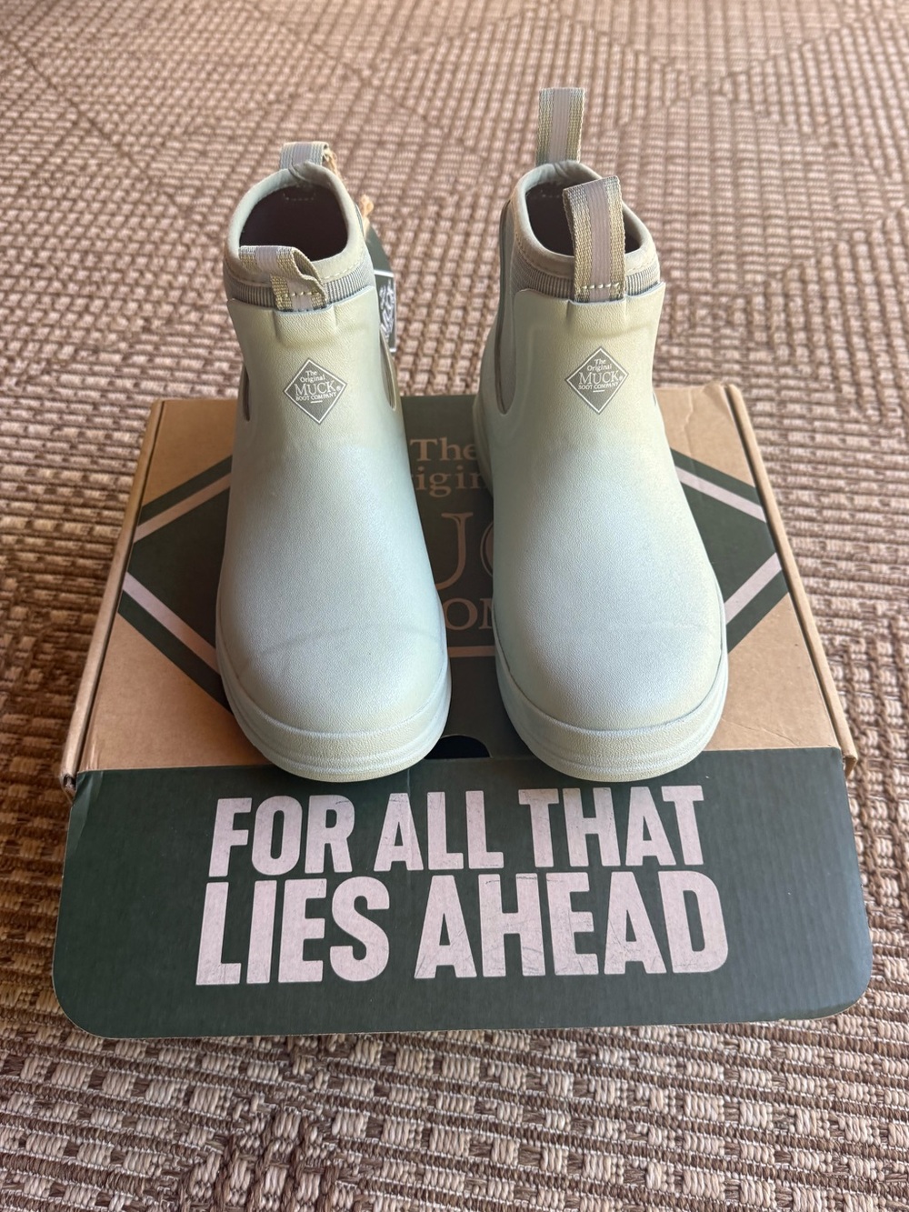 Muck Boot Muckster Lite Mid Green Mid Rain Boots NWT